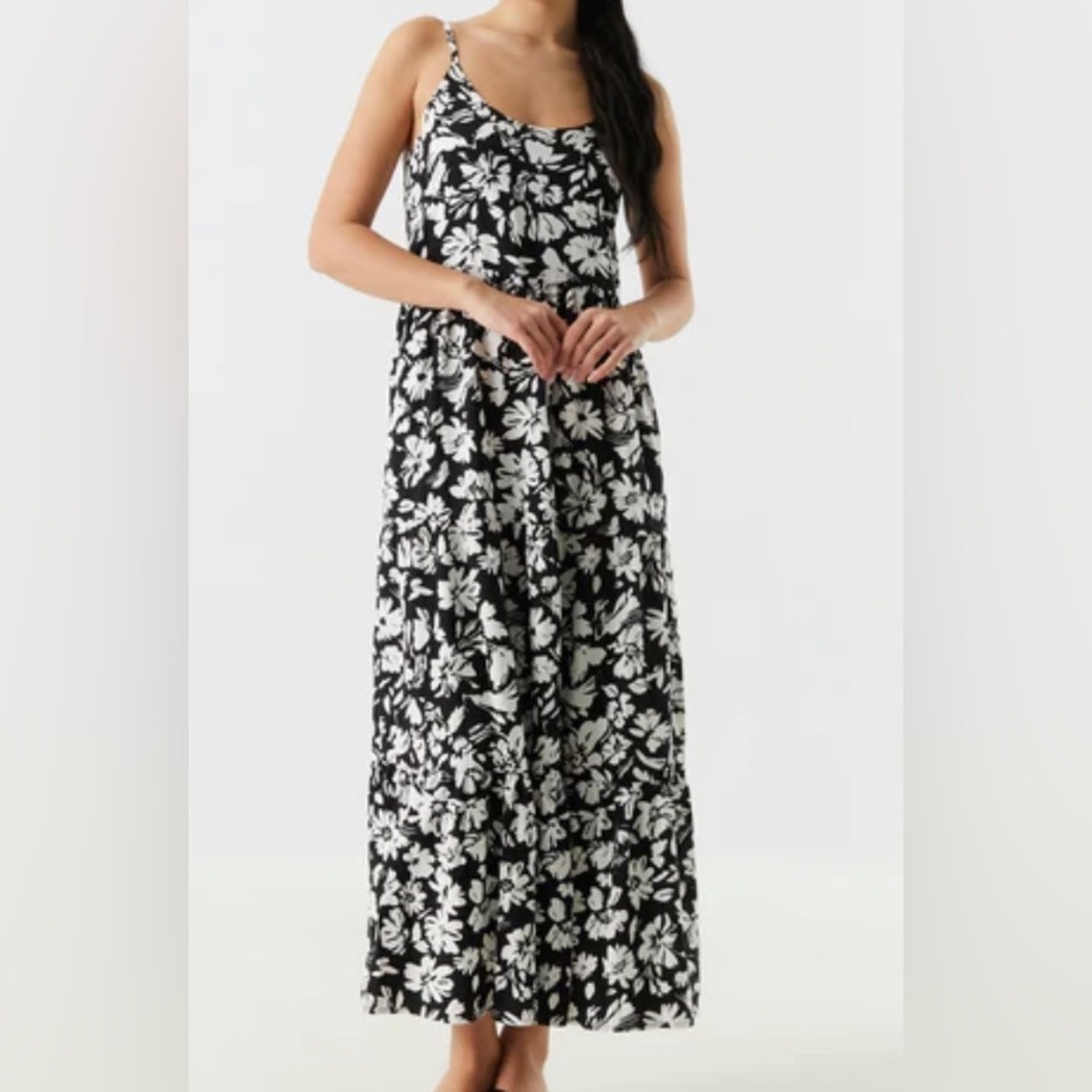Streetwear Society Floral Maxi Dress, Size M